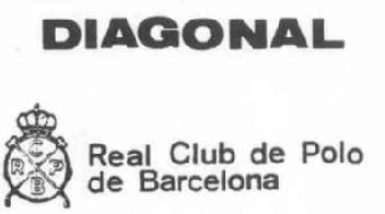 Imagen de DIAGONAL RCPB REAL CLUB DE POLO DE BARCELONA