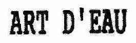 Imagen de ART D\'EAU