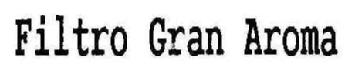 Imagen de FILTRO GRAN AROMA