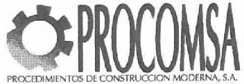 Imagen de PROCOMSA PROCEDIMIENTOS DE CONSTRUCCION MODERNA, S.A