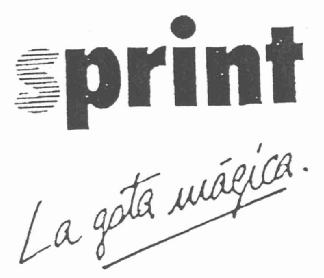 Imagen de SPRINT LA GOTA MAGICA