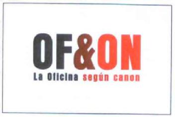Imagen de OF & ON LA OFICINA SEGUN CANON