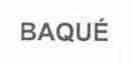 Imagen de BAQUE