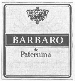 Imagen de BARBARO DE PATERNINA