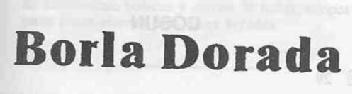 Imagen de BORLA DORADA