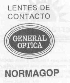 Imagen de LENTES DE CONTACTO GENERAL OPTICA NORMAGOP