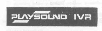 Imagen de PLAYSOUND IVR