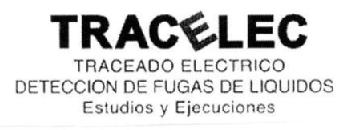 Imagen de TRACELEC TRACEADO ELECTRICO DETECCION DE FUGAS DE LIQUIDOS ESTUDIOS Y EJECUCIONES