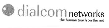 Imagen de DIALCOM NETWORKS THE HUMAN TOUCH ON THE NET