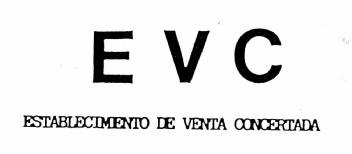 Imagen de E V C ESTABLECIMIENTO DE VENTA CONCERTADA