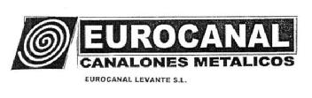 Imagen de EUROCANAL CANALONES METALICOS EUROCANAL LEVANTE, S.L