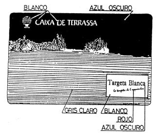 Imagen de CAIXA DE TERRASSA TARGETA BLANCA LA TARGETA DE L\'ESQUIADOR