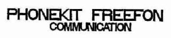 Imagen de PHONEKIT FREEFON COMMUNICATION