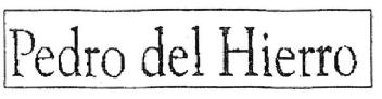 Imagen de PEDRO DEL HIERRO