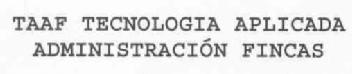 Imagen de TAAF TECNOLOGIA APLICADA ADMINISTRACION FINCAS
