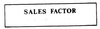 Imagen de SALES FACTOR