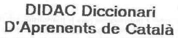 Imagen de DIDAC DICCIONARI DIDACTIC DEL CATALA