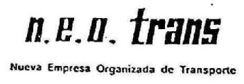 Imagen de N.E.O. TRANS NUEVA EMPRESA ORGANIZADA DE TRANSPORTE