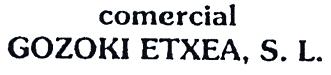 Imagen de COMERCIAL GOZOKI ETXEA, S.L