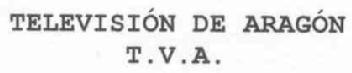 Imagen de TELEVISION DE ARAGON, T.V.A