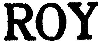 Imagen de ROY