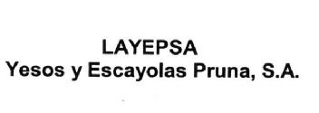Imagen de LAYEPSA YESOS Y ESCAYOLAS PRUNA, S.A