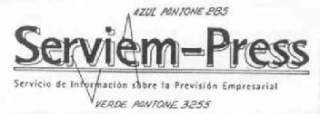 Imagen de SERVIEM-PRESS SERVICIO DE INFORMACION SOBRE LA PREVISION EMPRESARIAL