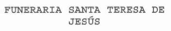 Imagen de FUNERARIA SANTA TERESA DE JESUS