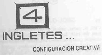 Imagen de 4 INGLETES... CONFIGURACION CREATIVA