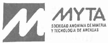 Imagen de M MYTA SOCIEDAD DE MINERIA Y TECNOLOGIA DE ARCILLAS