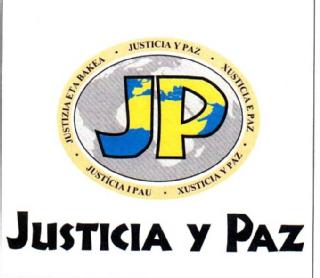 Imagen de JP JUSTICIA Y PAZ JUSTIZIA ETA BAKEA JUSTICIA Y PAZ XUSTICIA E PAZ XUSTICIA Y PAZ
