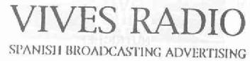 Imagen de VIVES RADIO SPANISH BROADCASTING ADVERTISING