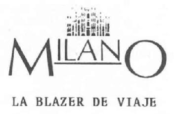 Imagen de MILANO LA BLAZER DE VIAJE