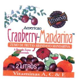 Imagen de AMERICAN CRANBERRY-MANDARINA ZUMO DE FRUTAS ARANDANO-MANDARINA
