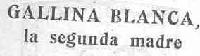Imagen de GALLINA BLANCA