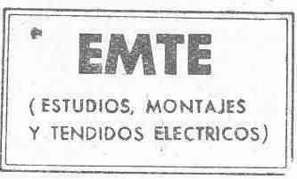 Imagen de EMTE (ESTUDIOS, MONTAJES Y TENDIDOS ELECTRICOS)