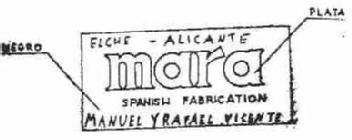 Imagen de MARA SPANISH FABRICATION ELCHE- ALICANTE MANUEL Y RAFAEL VICENTE
