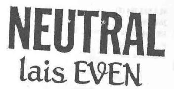 Imagen de NEUTRAL LAIS EVEN