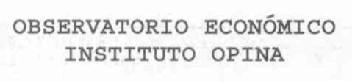 Imagen de OBSERVATORIO ECONOMICO INSTITUTO OPINA