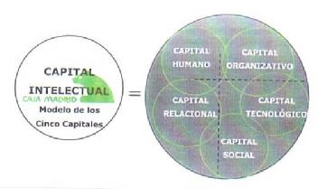 Imagen de CAPITAN INTELECTUAL CAJA MADRID MODELO DE LOS CINCO CAPITALES CAPITAL HUMANO CAPITAL ORGANIZATIVO CAPITAL RELACIONAL CAPITAL TECNOLOGICO CAPITAL SOCIAL