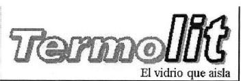 Imagen de TERMOLIT EL VIDRIO QUE AISLA