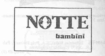 Imagen de NOTTE BAMBINI