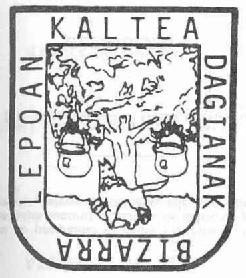 Imagen de KALTEA DAGIANAK BIZARRA LEPOAN