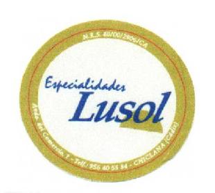 Imagen de ESPECIALIDADES LUSOL