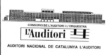 Imagen de CONSORCI DE L'AUDITORI I L'ORQUESTRA AUDITORI NACIONAL DE CATALUNYA L'AUDITORI