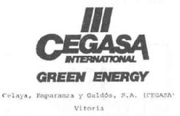 Imagen de CEGASA INTERNACIONAL GREEN ENERGY