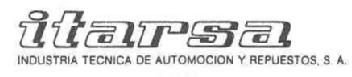 Imagen de ITARSA INDUSTRIA TECNICA DE AUTOMOCION Y REPUESTOS, S.A