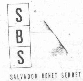 Imagen de SBS SALVADOR BONET SERRET