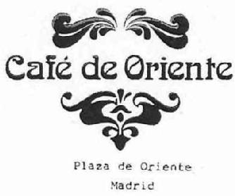 Imagen de CAFE DE ORIENTE PLAZA DE ORIENTE MADRID