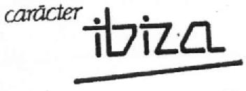 Imagen de CARACTER IBIZA